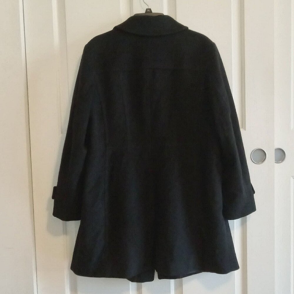 Michael Kors Wool Blend Collared Zip Front Coat - Picture 2 of 10